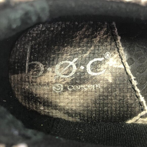 Børn B.O.C. Women's Slip On Comfort Black/Light Grey Fabric Clog Shoes Size 6 - Picture 11 of 14